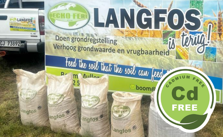 Cadmium-Free Langfos Rock Phosphate